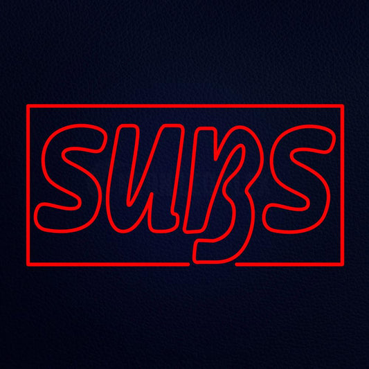 Subs Lightbox 20" x 37" LED Neon Sign