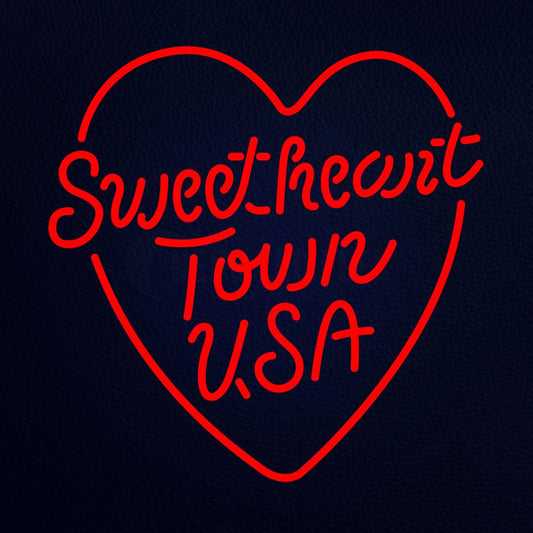 Sweetheart Town 24" x 24" LED Neon Sign