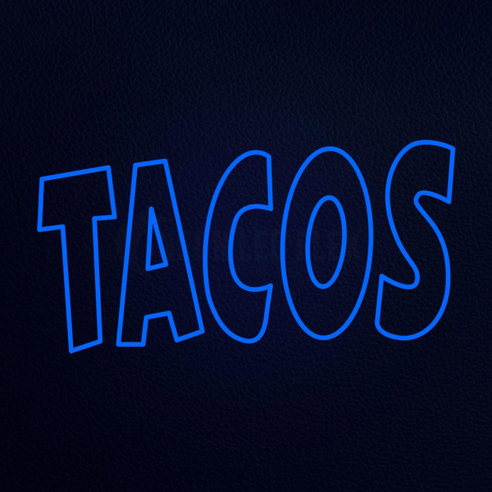 Tacos 20" x 37" LED Neon Sign