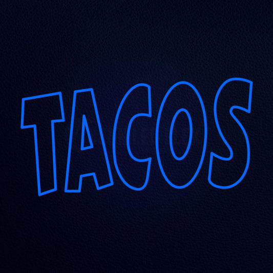 Tacos 20" x 37" LED Neon Sign