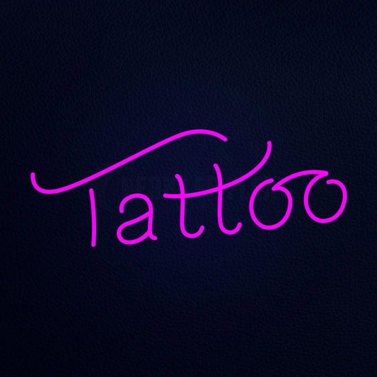 Tattoo 13" x 32" LED Neon Sign