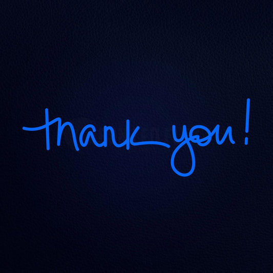 Thank You 32" x 13" LED Neon Sign