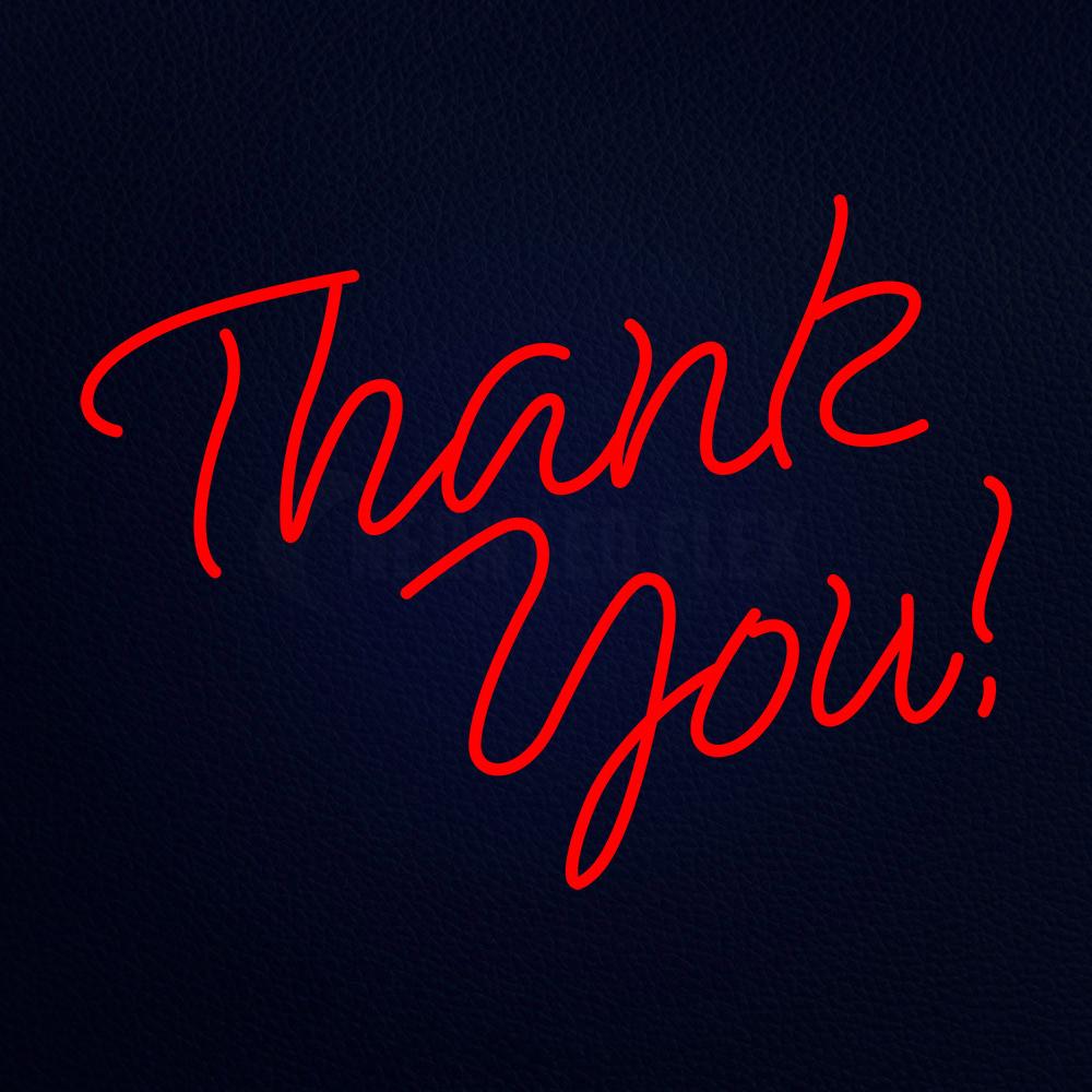 Thank You 24" x 31" LED Neon Sign