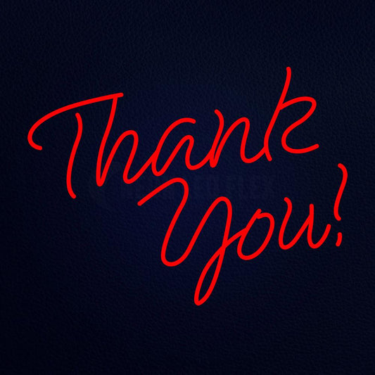 Thank You 24" x 31" LED Neon Sign