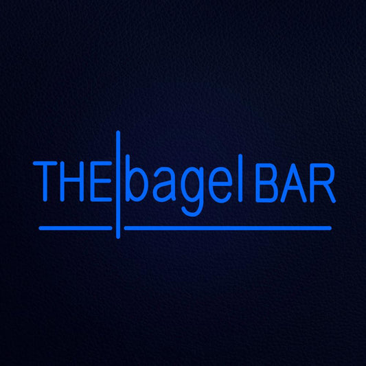 The Bagel Bar 13" x 32" LED Neon Sign