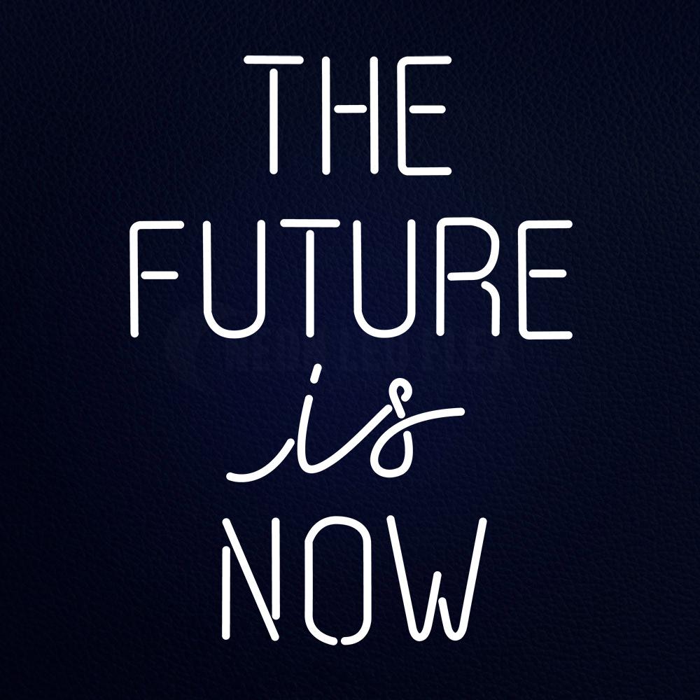 The Future is Now 24" x 31" LED Neon Sign