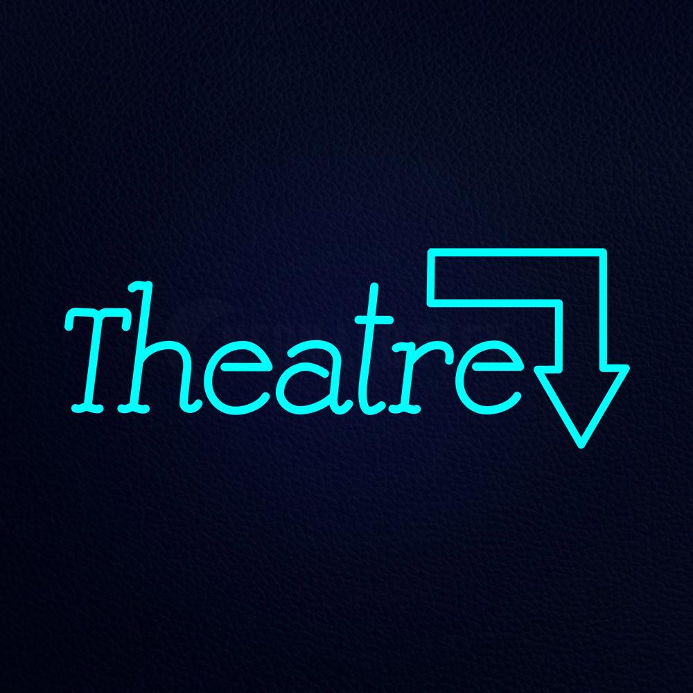 Theater 32" x 13" LED Neon Sign