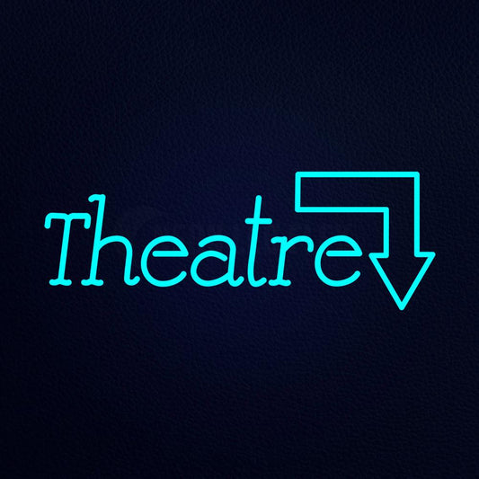Theater 32" x 13" LED Neon Sign