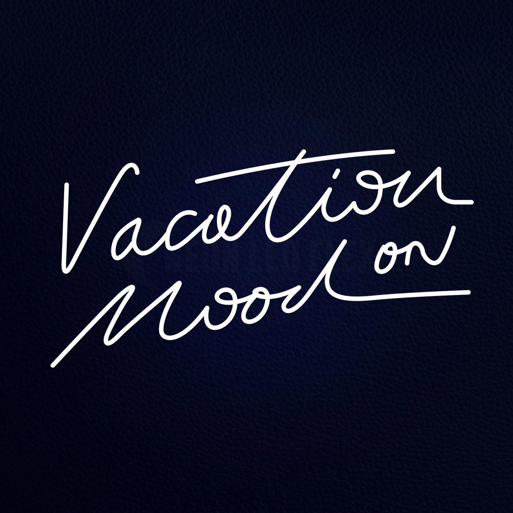 Vacation Mood on 20" x 37" LED Neon Sign
