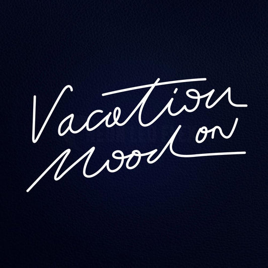 Vacation Mood on 20" x 37" LED Neon Sign