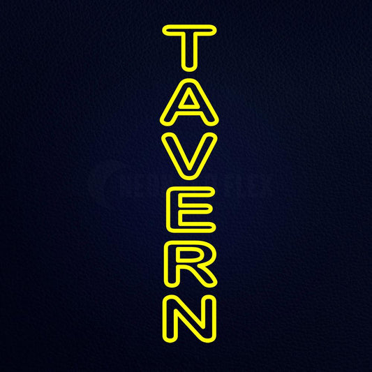Vertical Tavern 32" x 13" LED Neon Sign