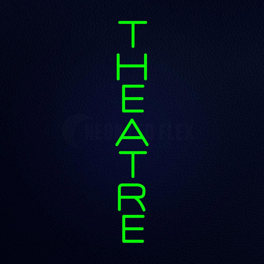 Vertical Theatre 32" x 13" LED Neon Sign