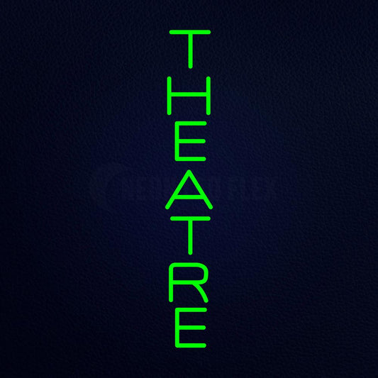 Vertical Theatre 32" x 13" LED Neon Sign