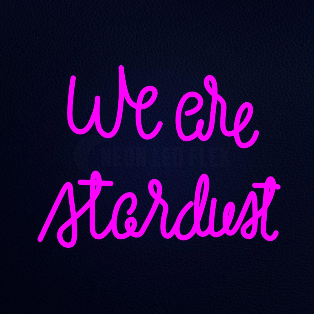 We Are Stardust 21" x 16" LED Neon Sign