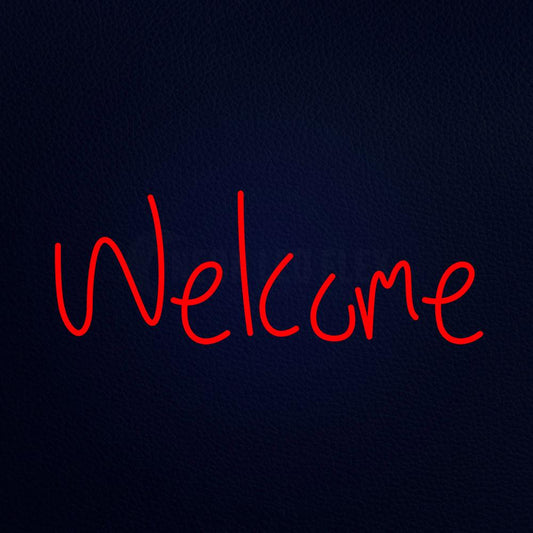 Welcome 32" x 13" LED Neon Sign