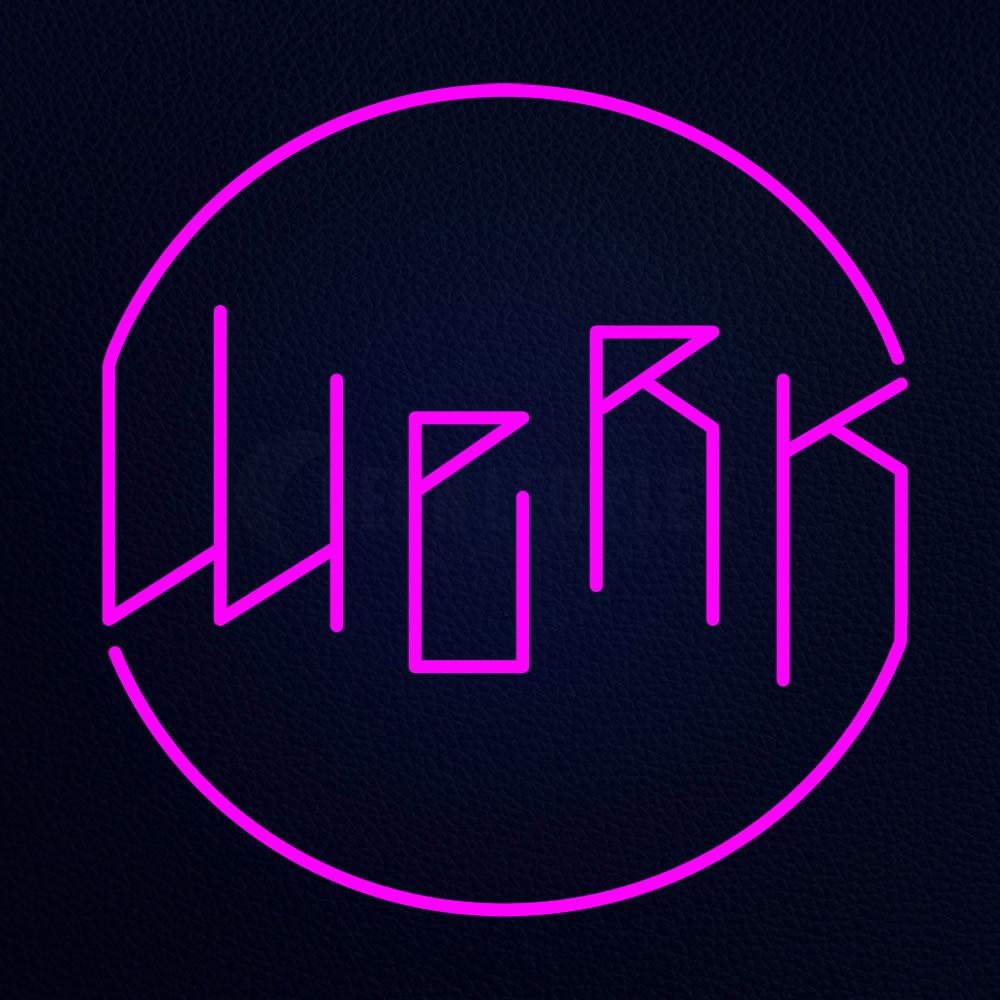 Werk 24" x 24" LED Neon Sign