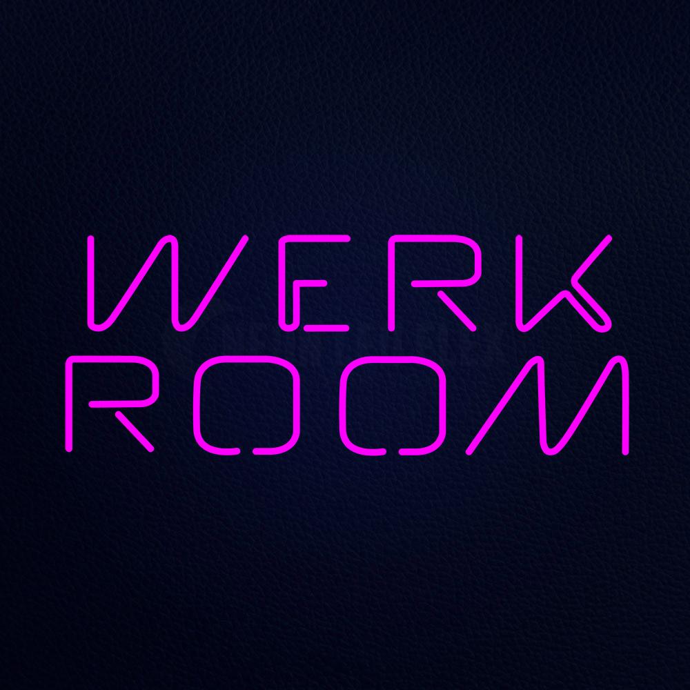 Werk Room 13" x 32" LED Neon Sign