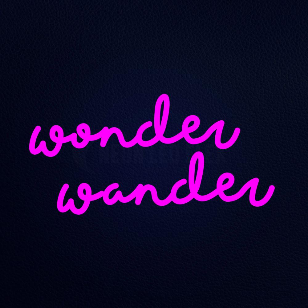 Wonder Wonder 19" x 10" LED Neon Sign