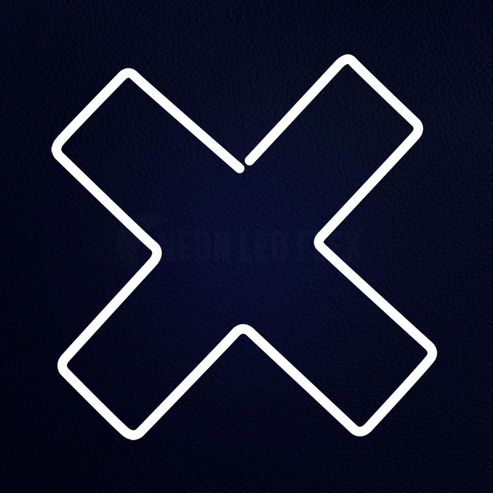 X Cross 18" x 18" LED Neon Sign
