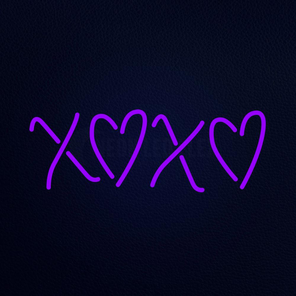 Xo Xo 24" x 10" LED Neon Sign