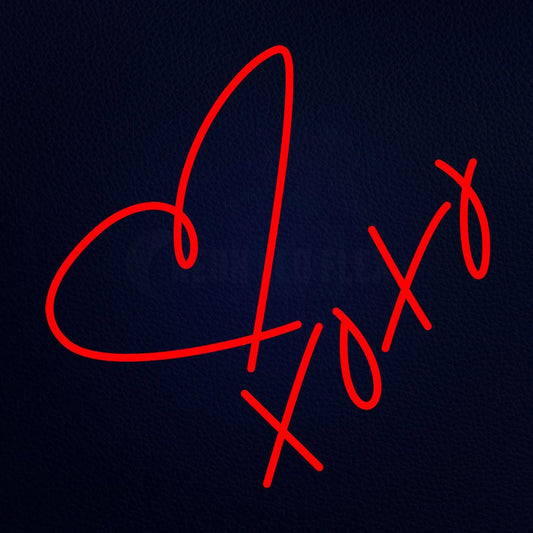 Xo Xo 24" x 24" LED Neon Sign