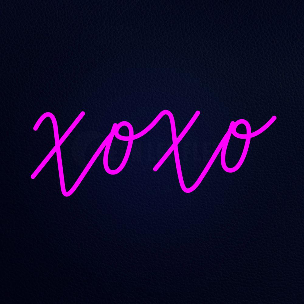 Xoxo 24" x 10" LED Neon Sign