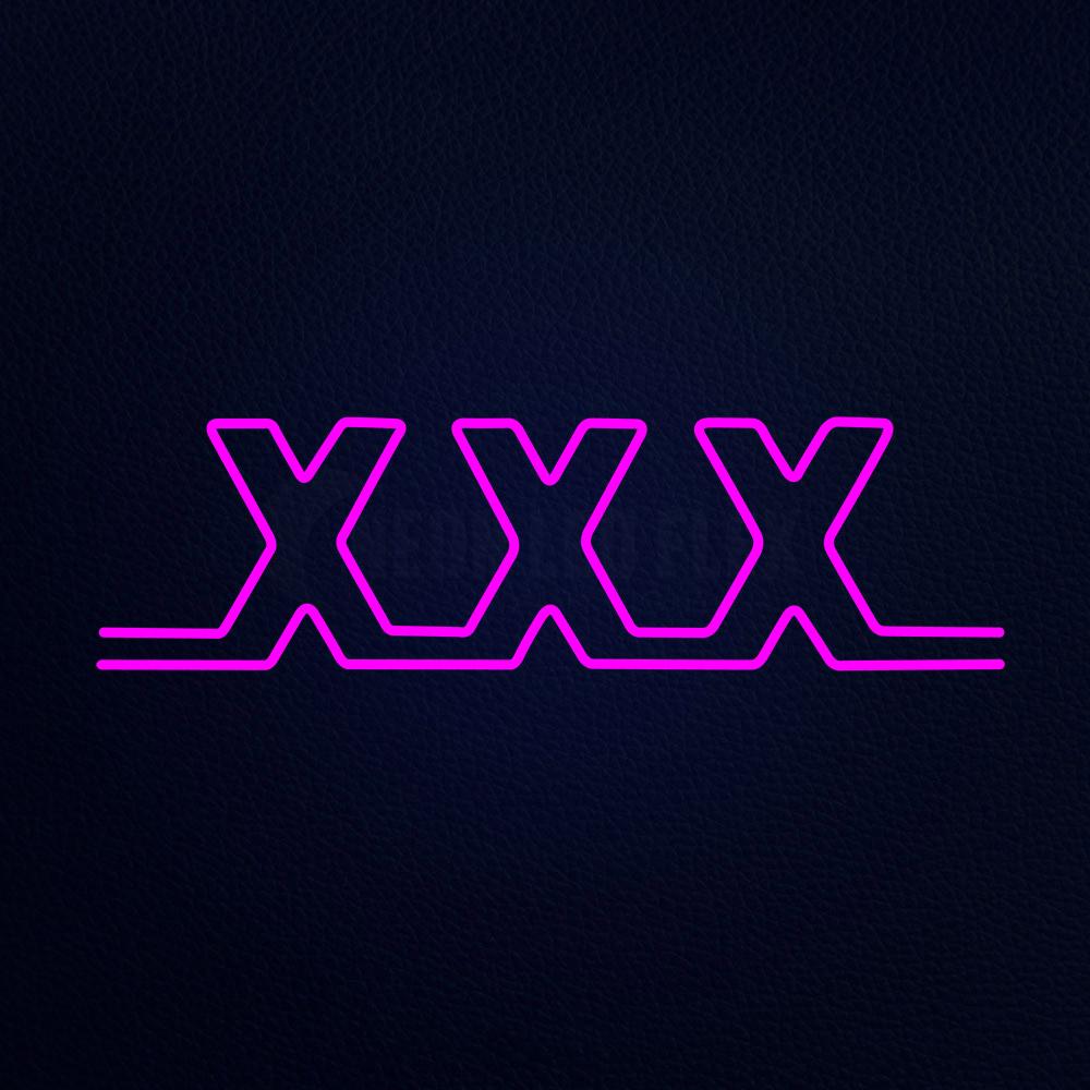 Xxx 13" x 32" LED Neon Sign