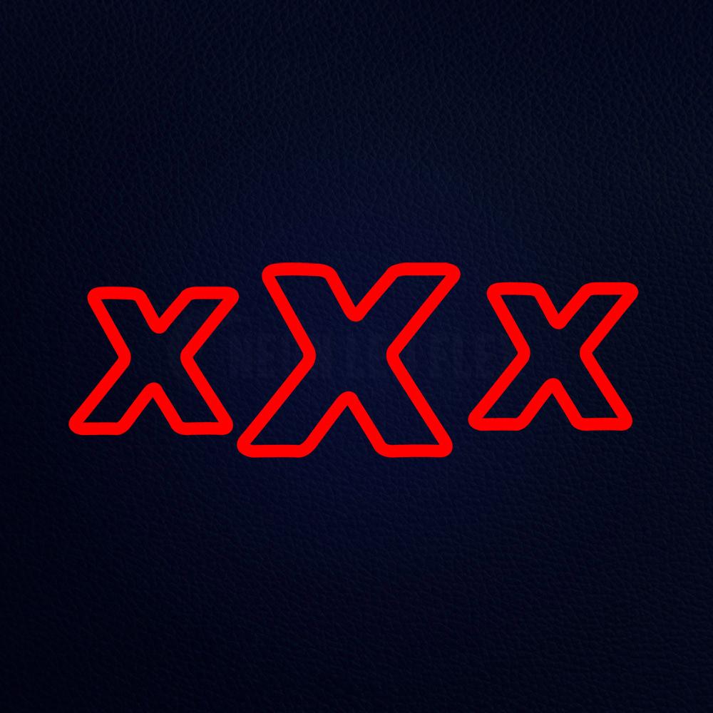 Xxx With Arrow 24" x 10" LED Neon Sign