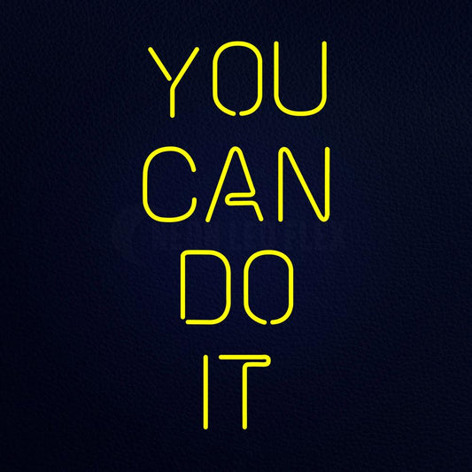 You Can Do It 37" x 20" LED Neon Sign