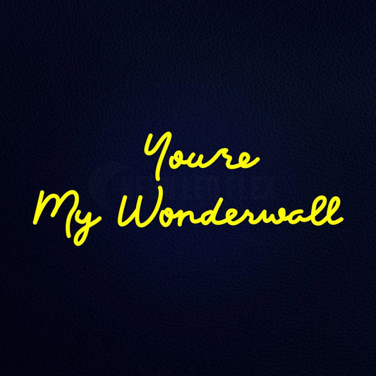 Youre My Wonderwall 32" x 13" LED Neon Sign