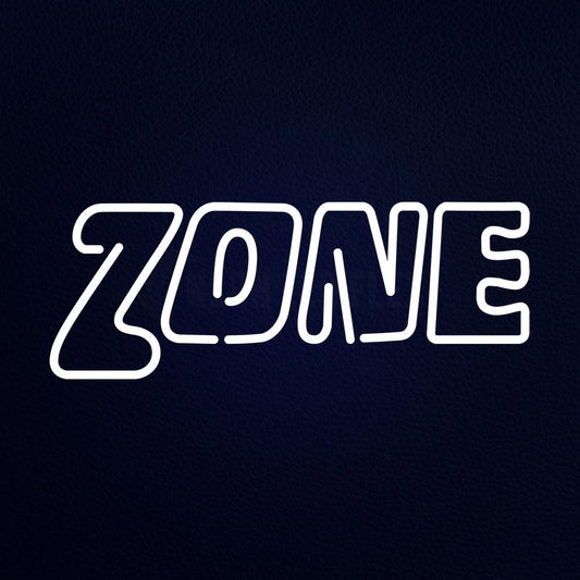 Zone 10" x 24" LED Neon Sign