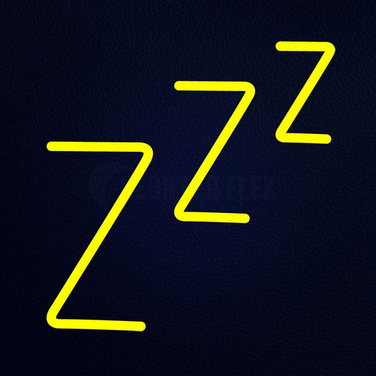 Zzz 14" x 14" LED Neon Sign